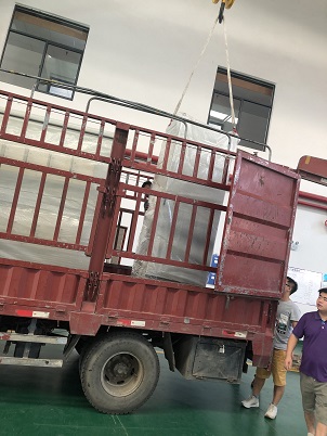 我公司中國石化巴陵分公司大功率整流成套項(xiàng)目裝車發(fā)貨